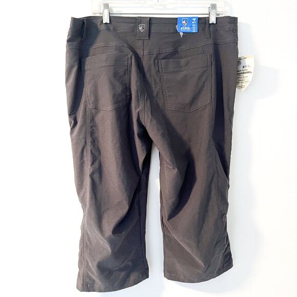Kuhl NEW Womens Gray Grey Trekr Kapri Cropped Capri Pants 14 - Picture 10 of 16